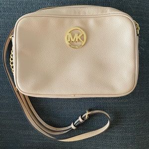 Michael Kors blush pink cross body purse